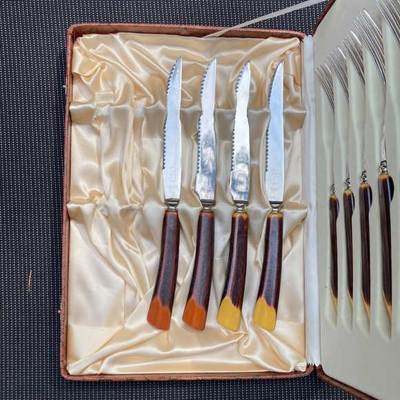 Glo-Hill steak knife and fork set - Picture 4 of 12